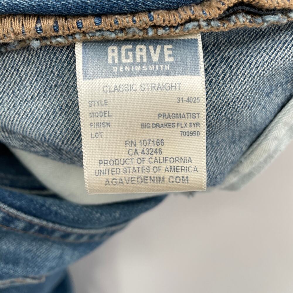 AGAVE Denim Pragmatist Classic Straight Leg Jean // 31x30 - Picture 9 of 9